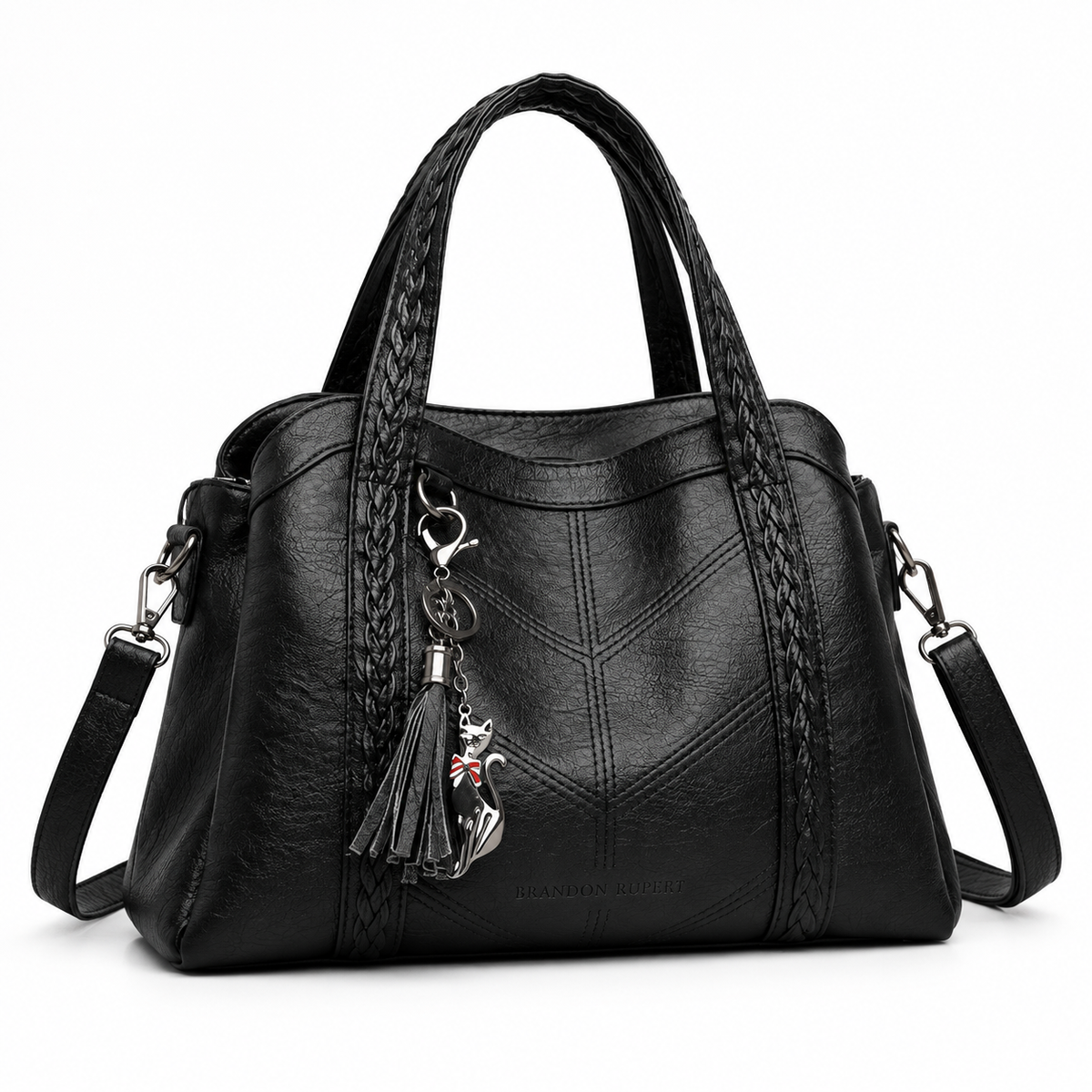 The Merritt Everyday Tote - Black - Main