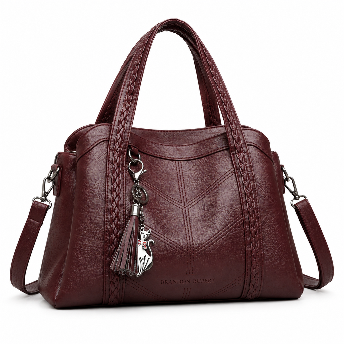 The Merritt Everyday Tote - Wine Red - Wine Red · Main