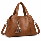 The Merritt Everyday Tote - Brown - Brown · Three-quarter